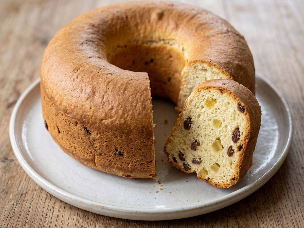 Ein aromatischer Ring aus Hefeteig