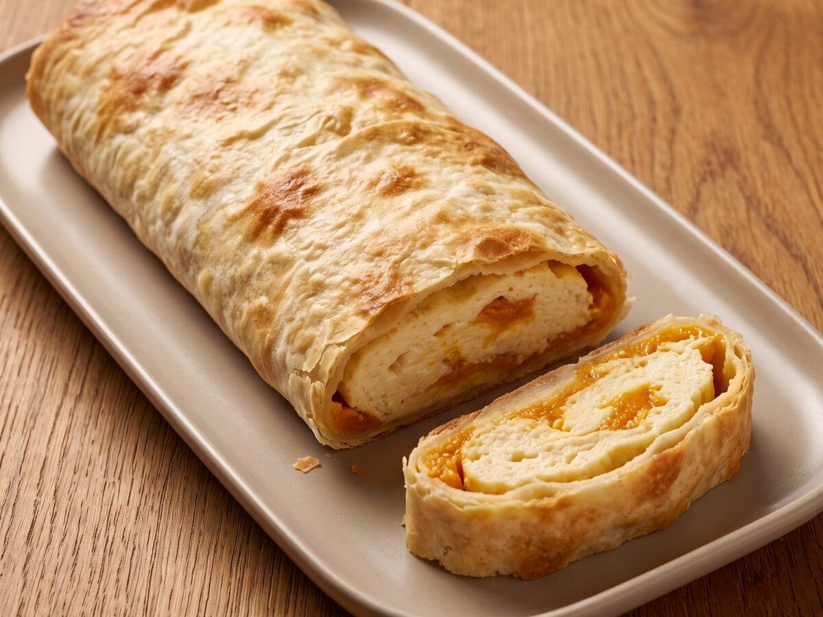 Quark-Sanddorn-Strudel