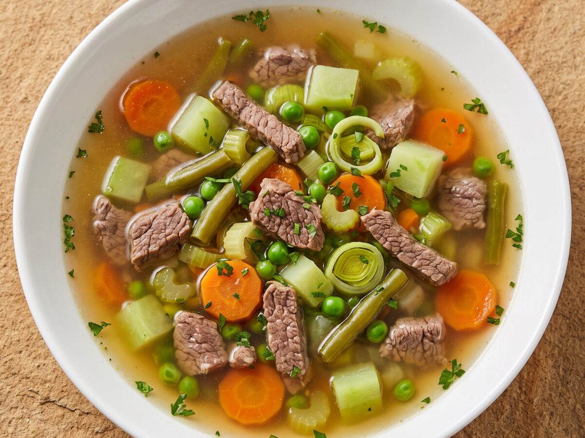 Quer durch de Gadde mit Rindfleisch