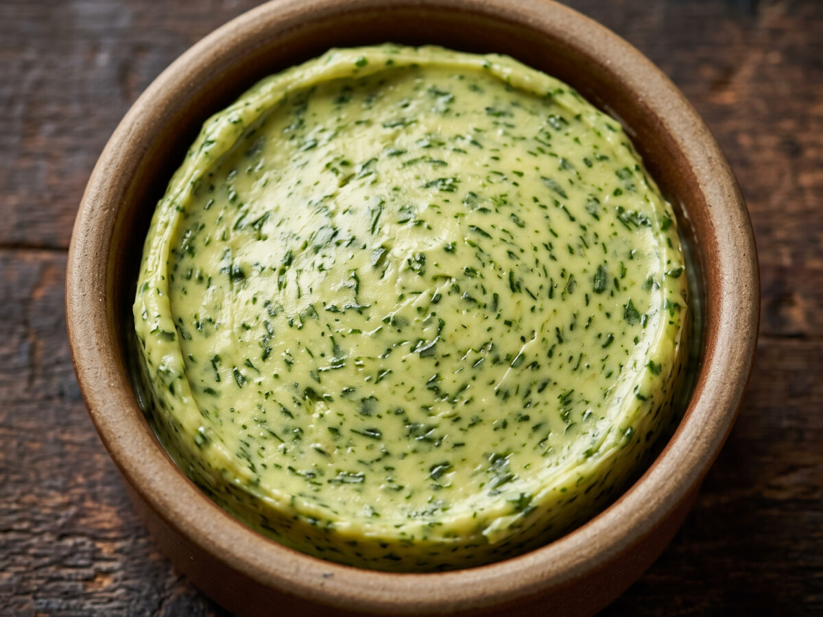 Radieschenblattbutter