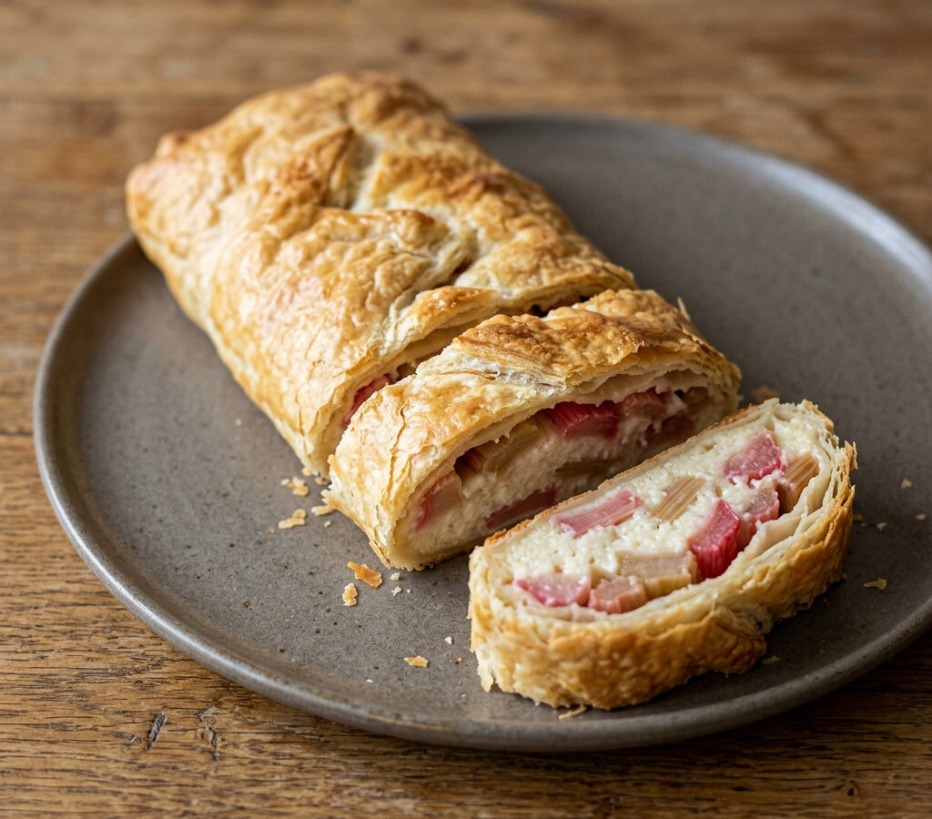 Rhabarber-Grießstrudel aus Niedersachsen