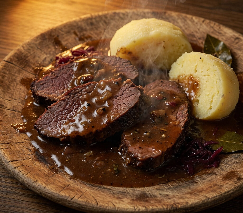 Rheinischer Sauerbraten mit Rosinen