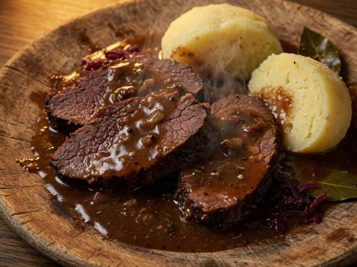 Rheinischer Sauerbraten mit Rosinen