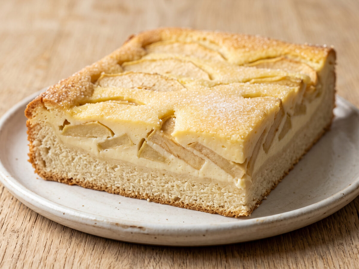 Cremiger Rahmkuchen für die Kaffeetafel
