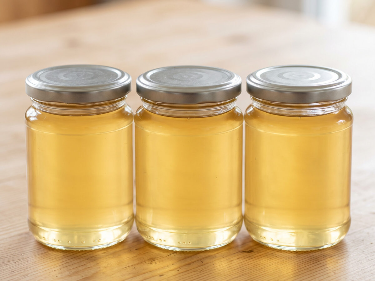 Riesling-Gelee mit Traubensaft