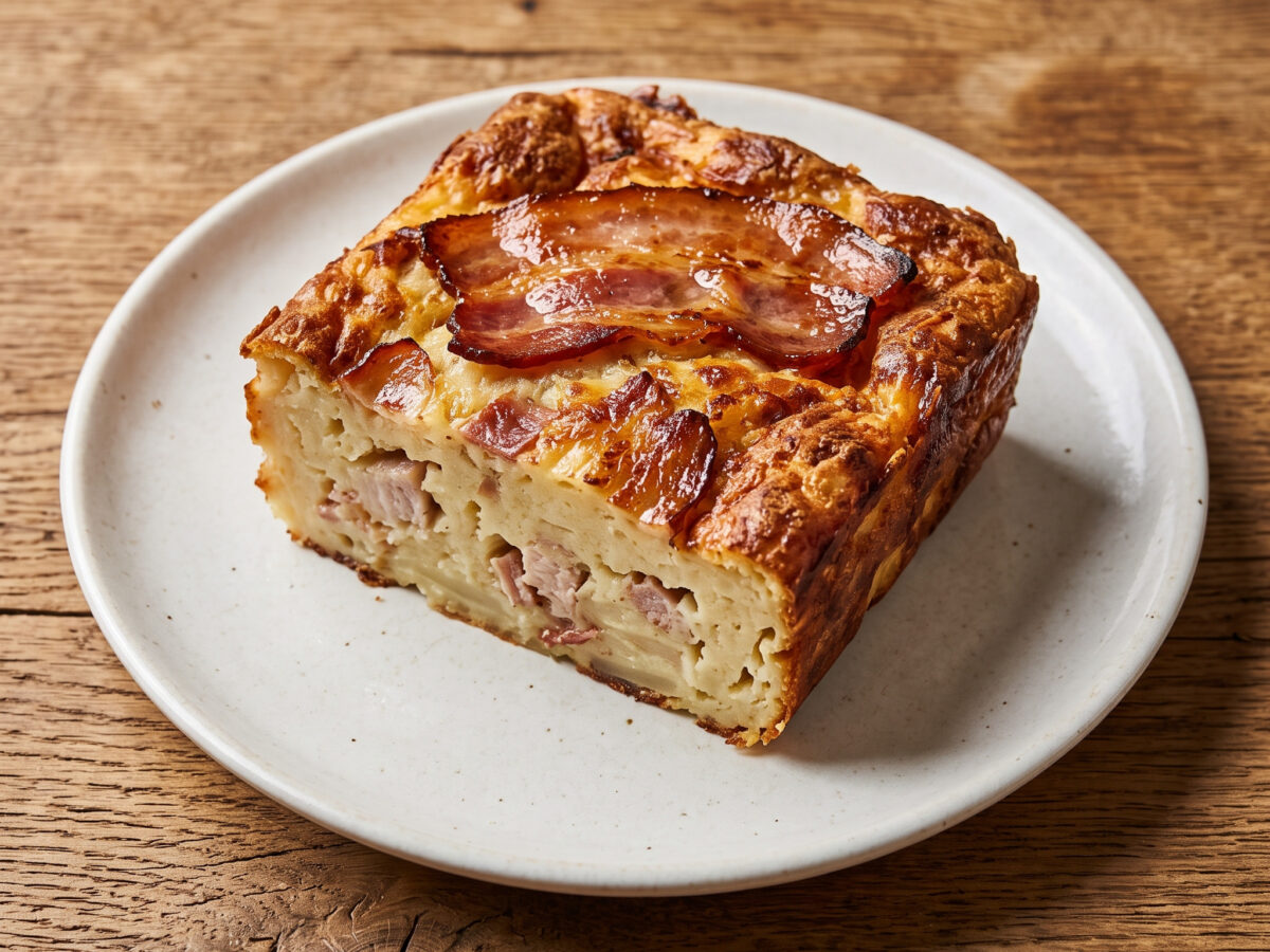 Röhrenklump mit Speck und Schweinebauch
