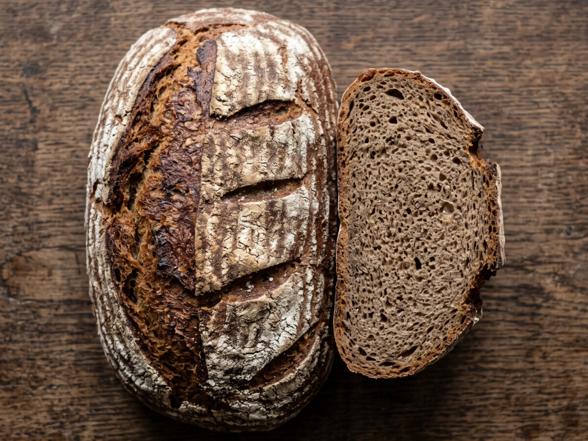 Roggenmischbrot mit Sauerteig