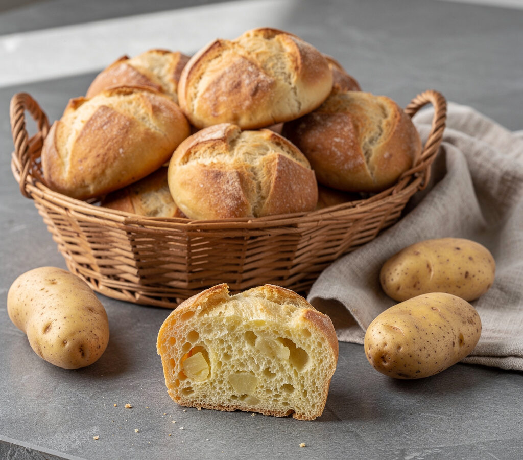 Sächsische Kartoffelbrötchen – goldbraun und herrlich saftig