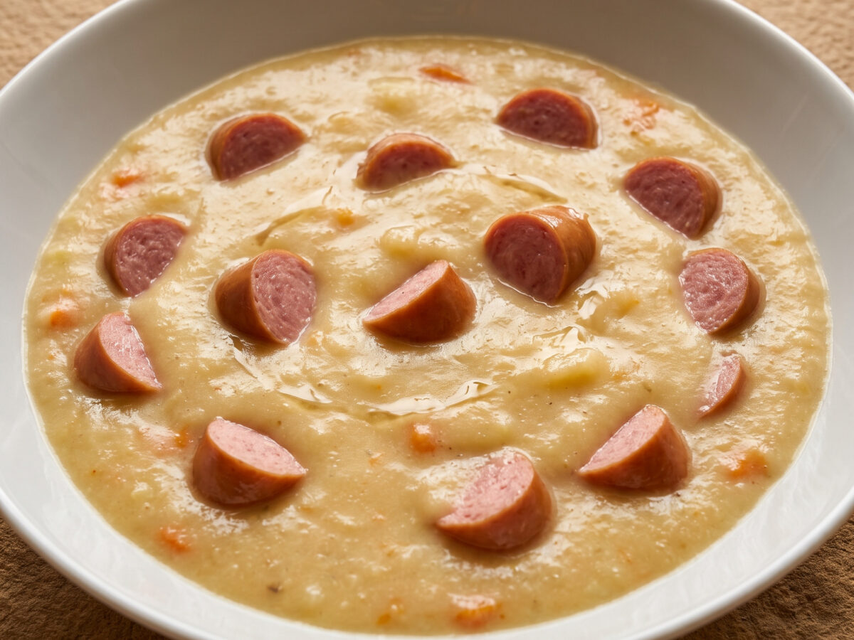Ein Topf voller Kartoffeln und Gemüse