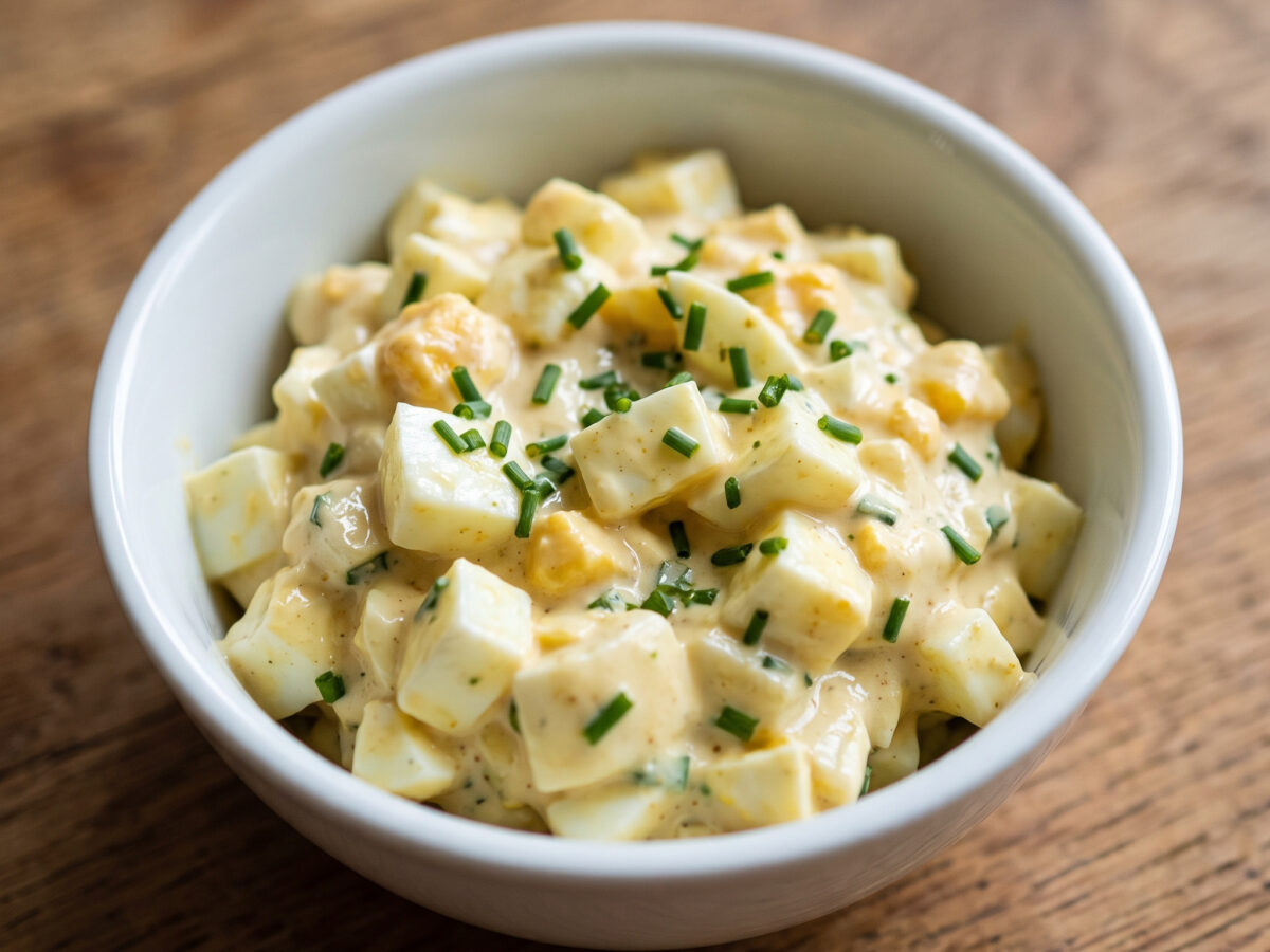 Sächsischer Eiersalat mit Roggenbrot