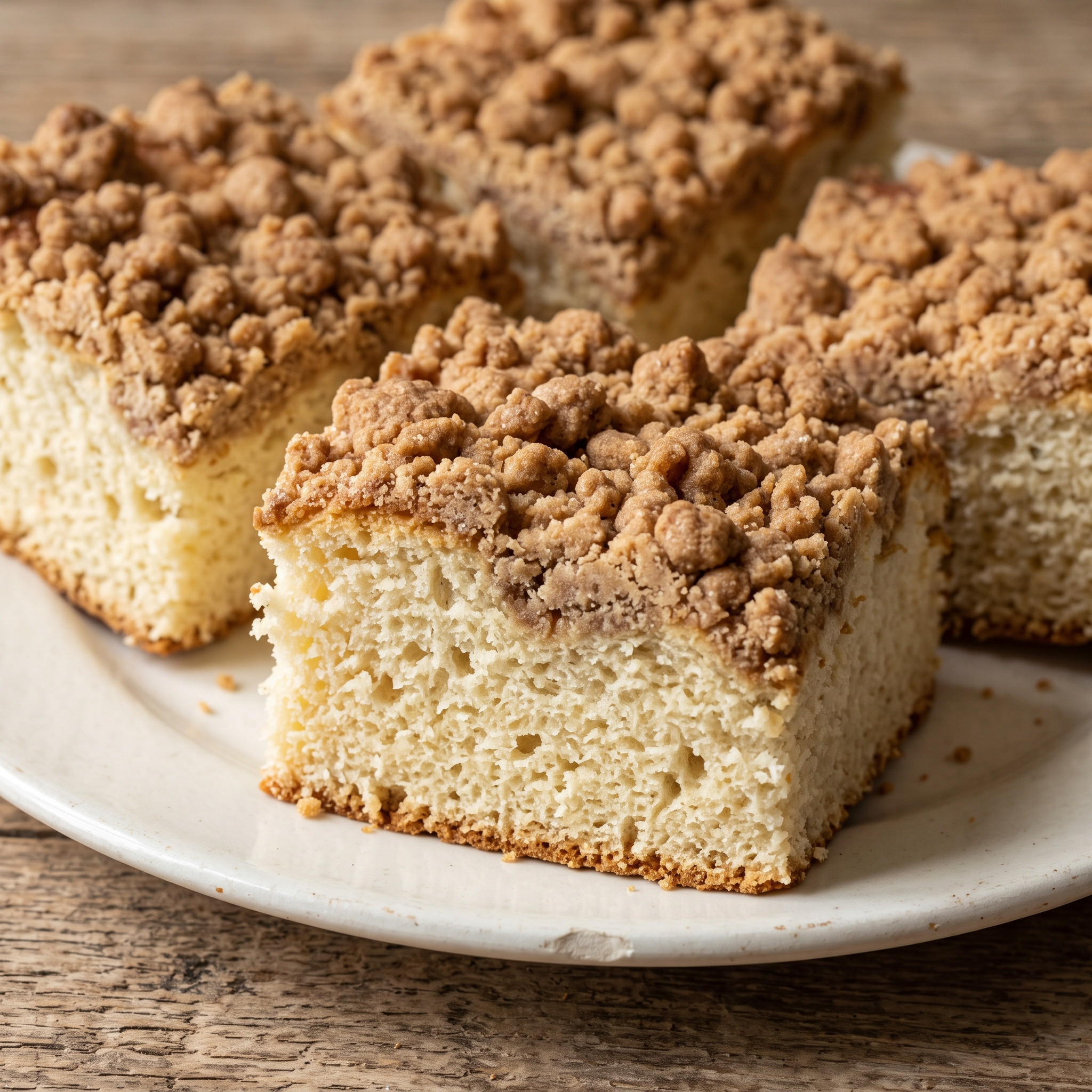 Hefeteig vom Blech | Sächsischer Streuselkuchen | Lockerer Hefeboden, buttrige Streusel und goldene Kruste