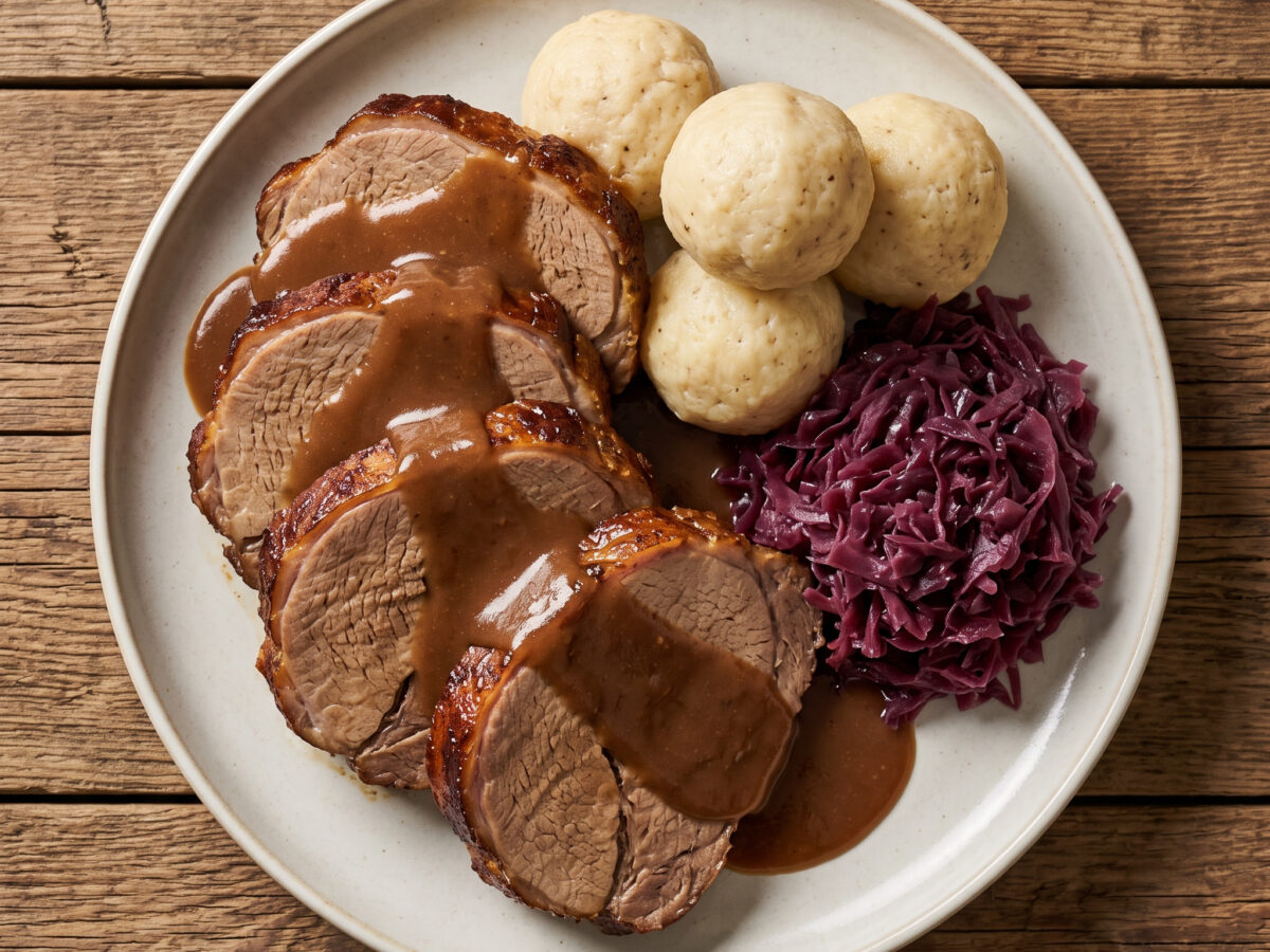 Sächsischer Wildschweinbraten