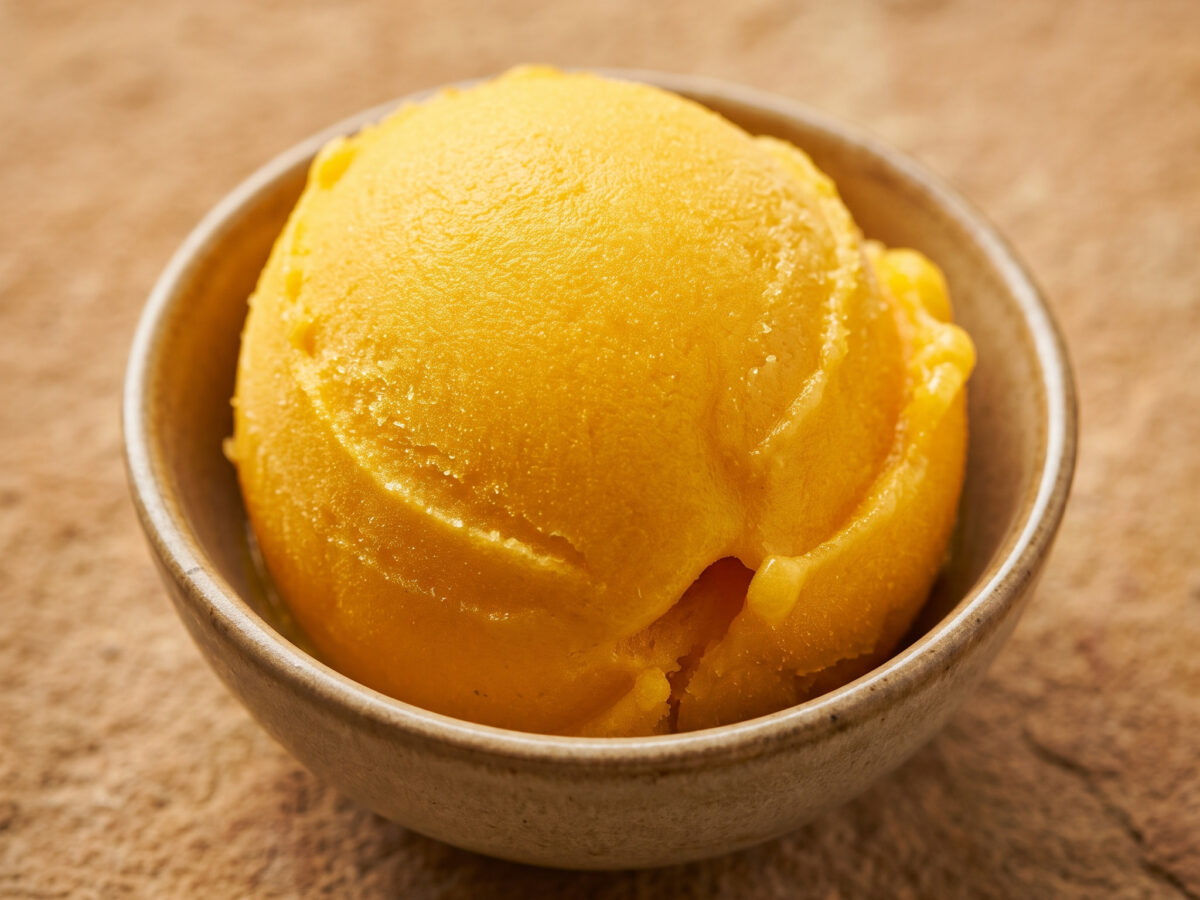 Küstenfrucht im Eis