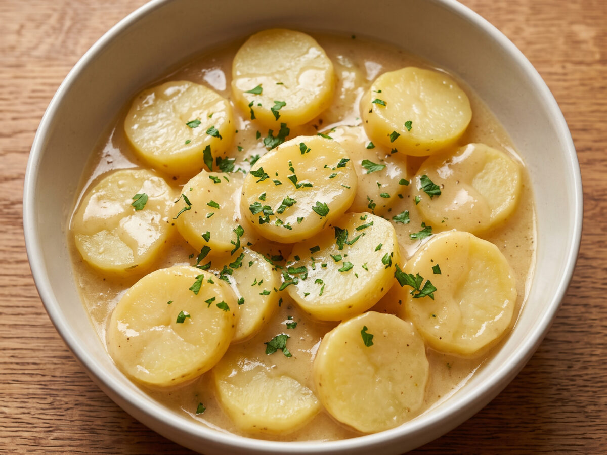 Saures Kartoffelgemüse aus Bayern