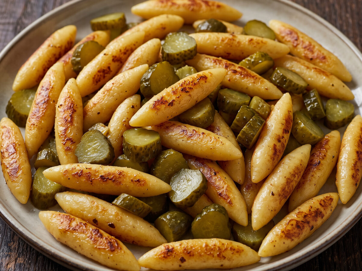 Schupfnudeln mit Spreewälder Gurken