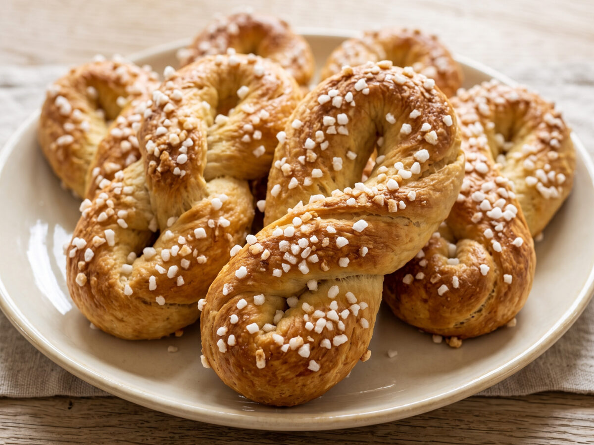 Schwäbische Flachswickel: gedrehter Hefegenuss