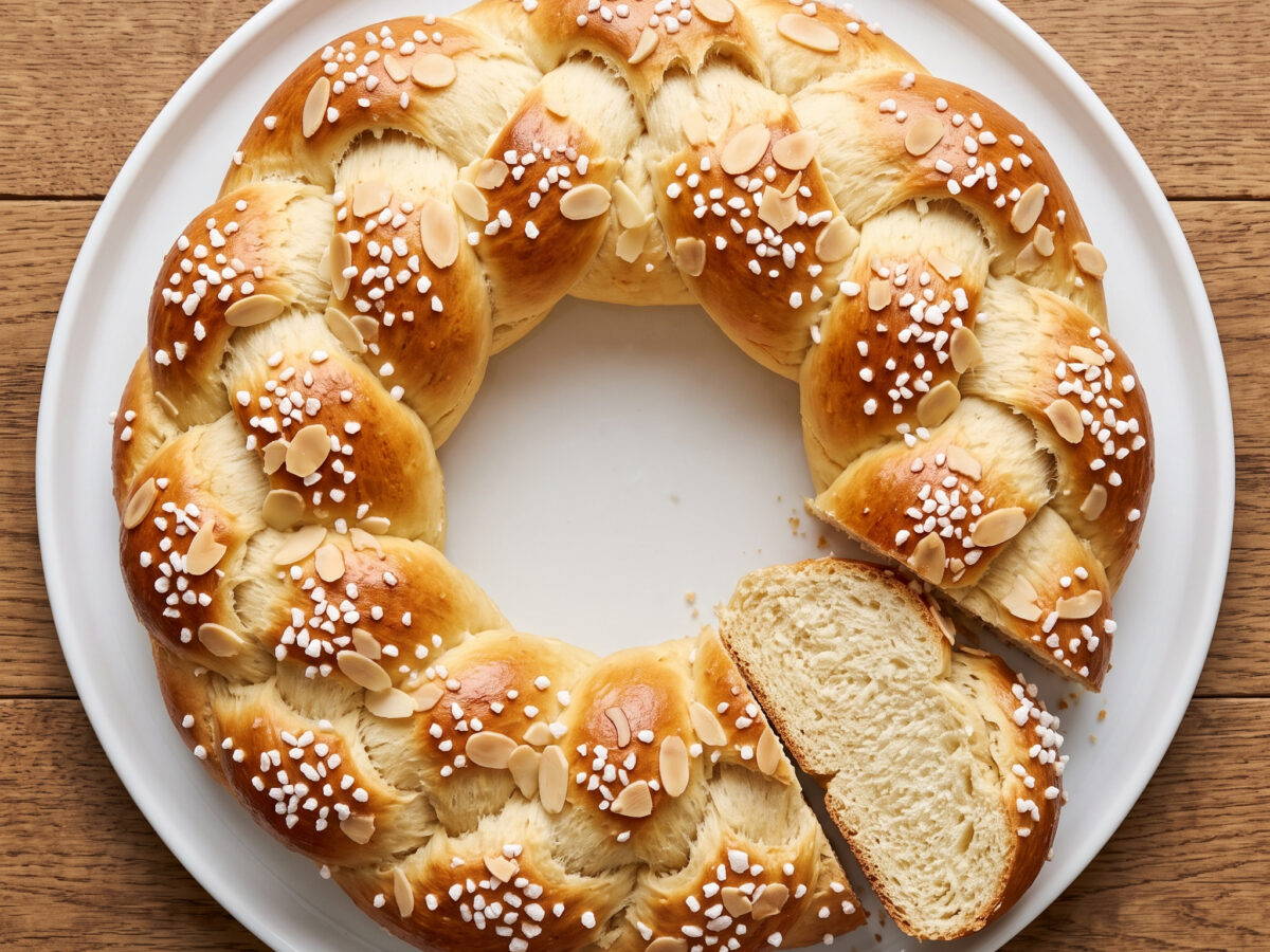 Ein Hefekranz für den Morgen
