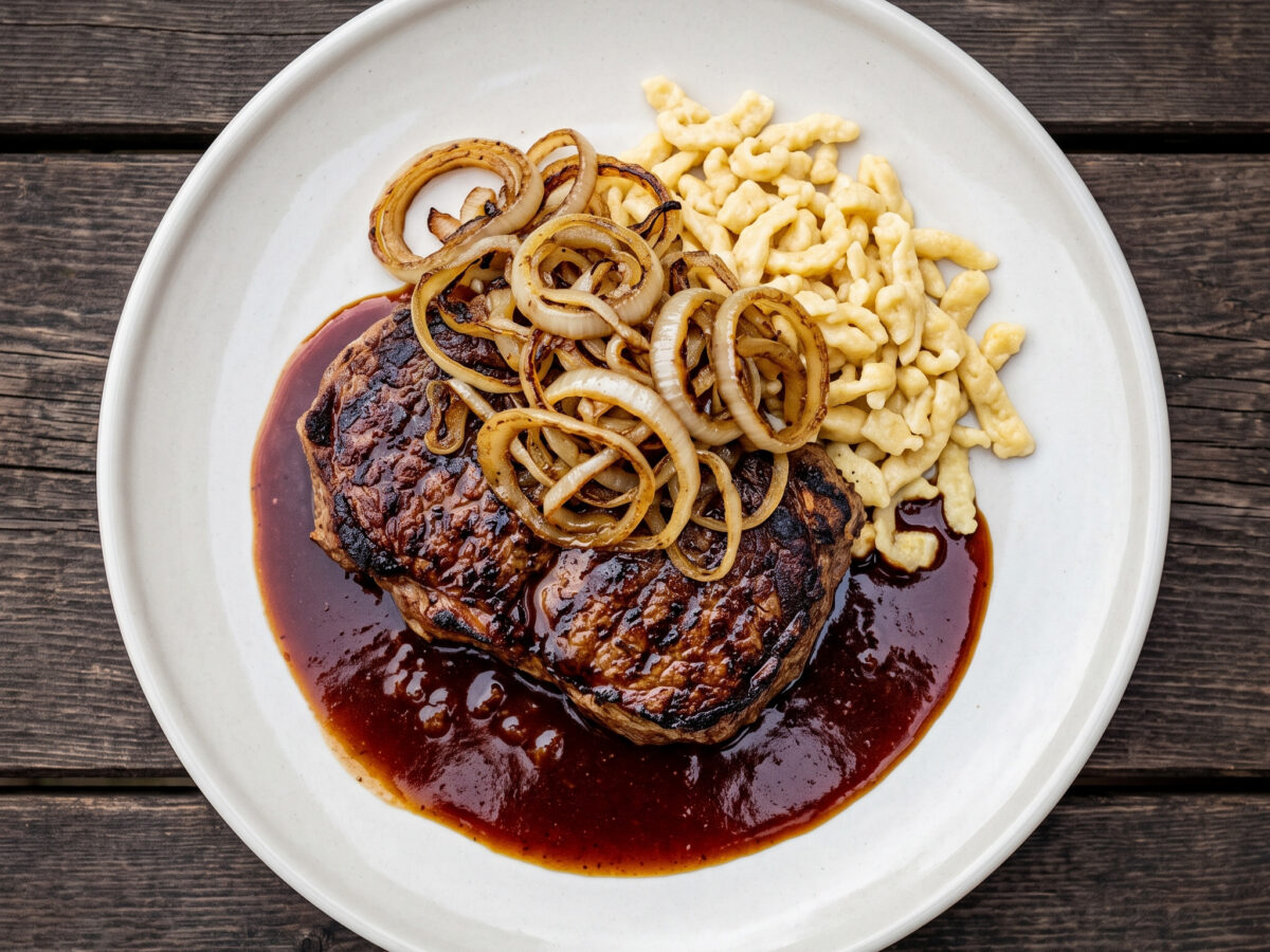 Ein schwäbischer Grillabend mit kräftiger Sauce