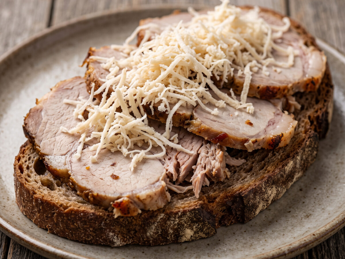 Kalter Braten, frisch geriebener Kren