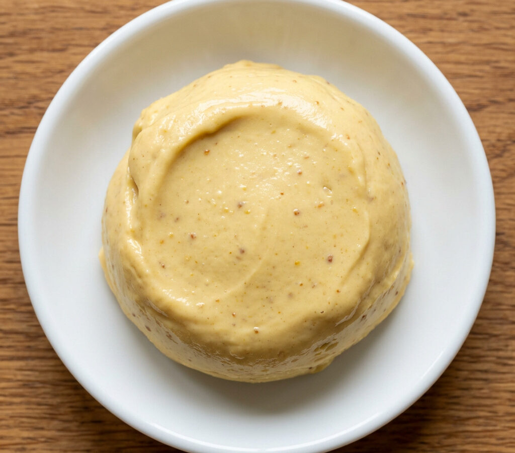 Senfbutter mit Schnittlauch und Apfelessig