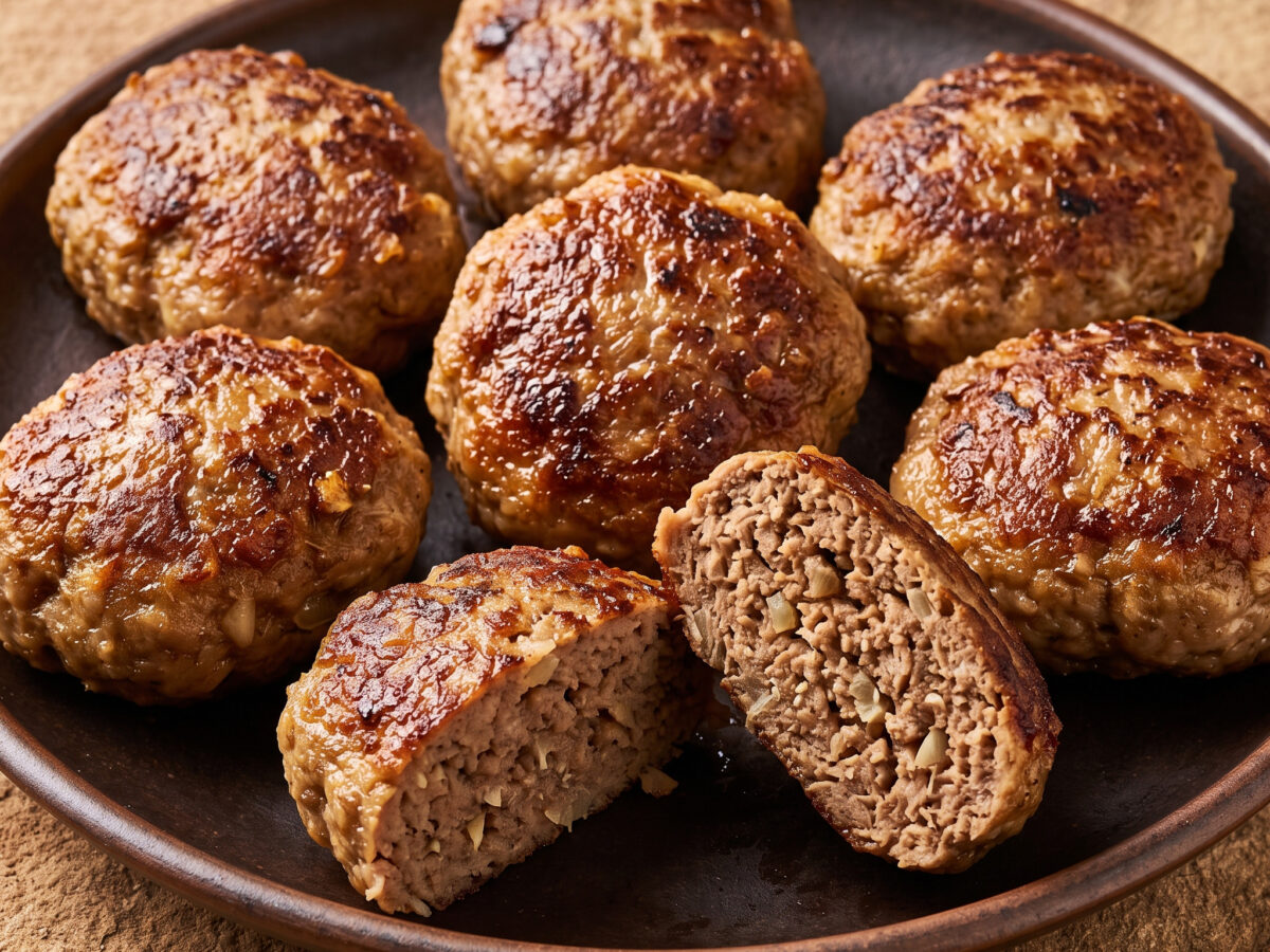 Spreewälder Buletten mit Meerrettich