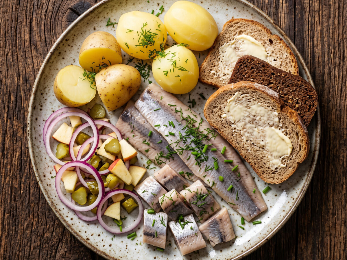 Stralsunder Bismarckhering-Vesperplatte