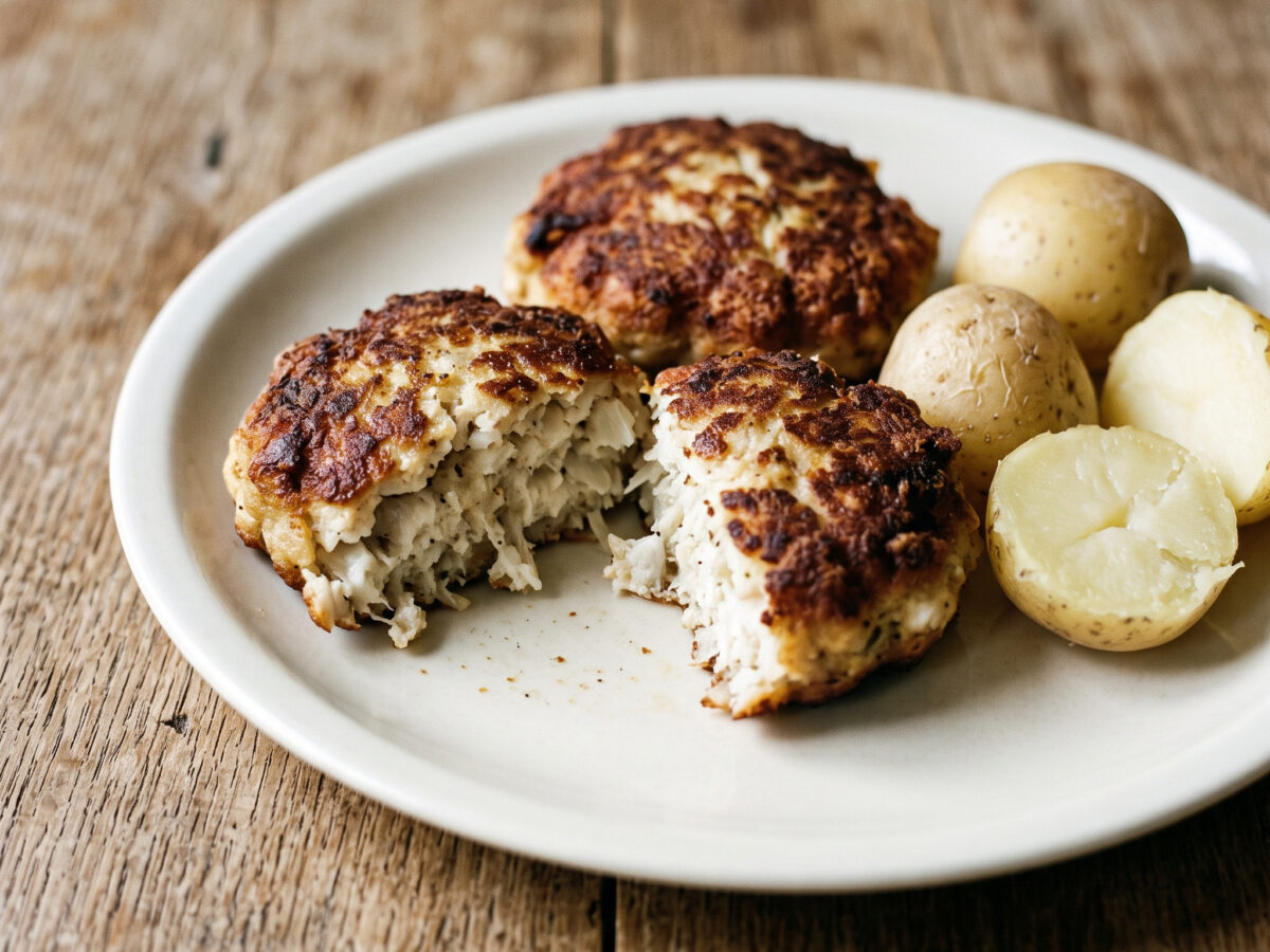 Stralsunder Fischbratklops aus Kabeljau