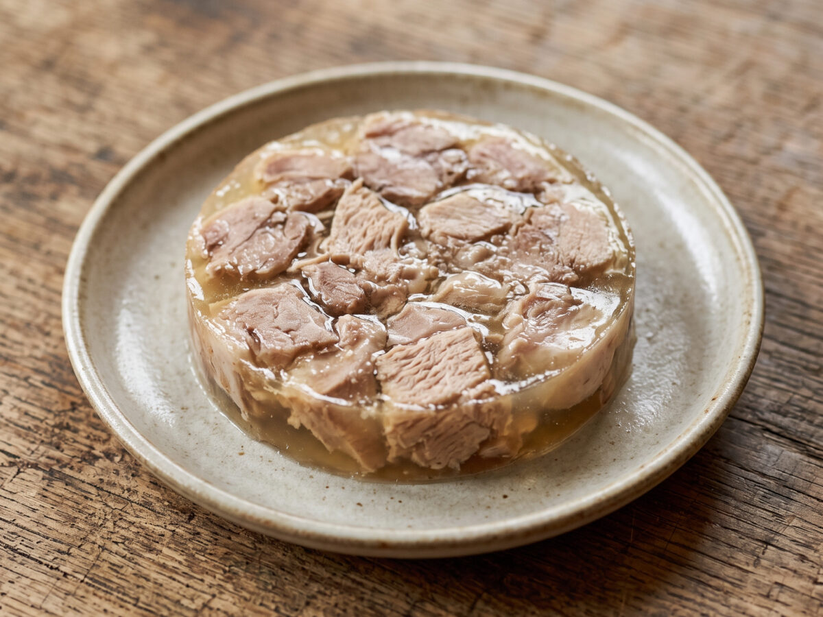 Sülze von Spanferkelbäckchen