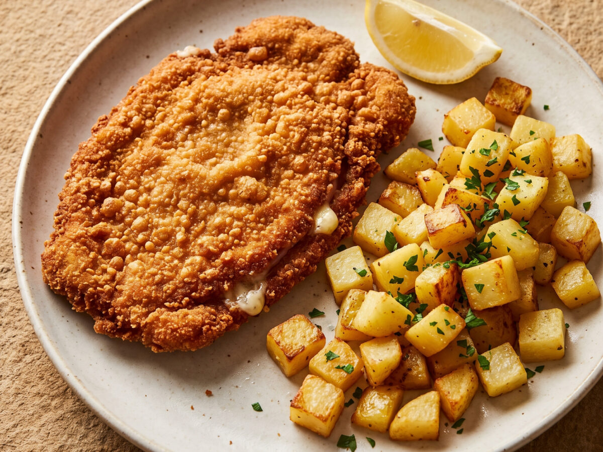 Käse im Kern, Kruste außen
