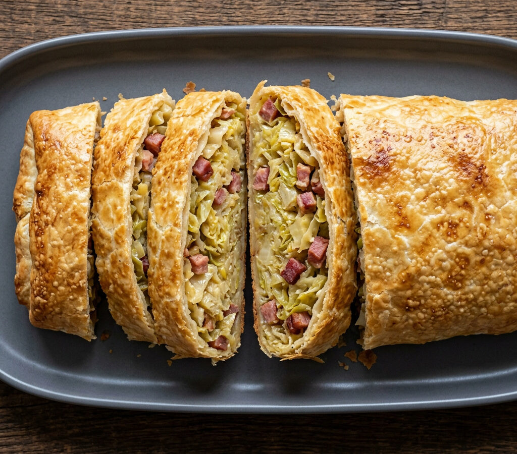 Thüringer Krautstrudel mit Speck