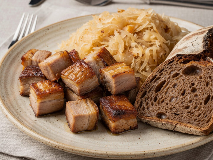 Thüringer Mutzbraten, langsam gegart und herzhaft serviert