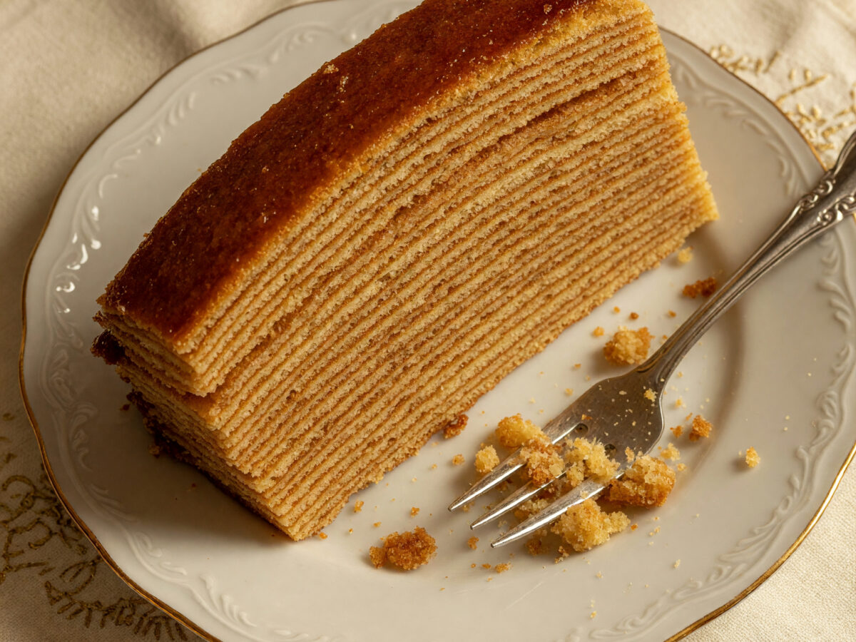 Viele goldene Schichten, ein Stück Salzwedel