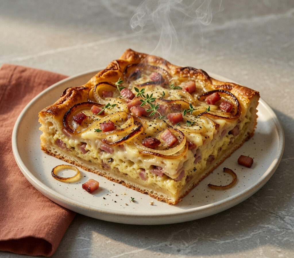 Zwiebelkuchen aus Baden.