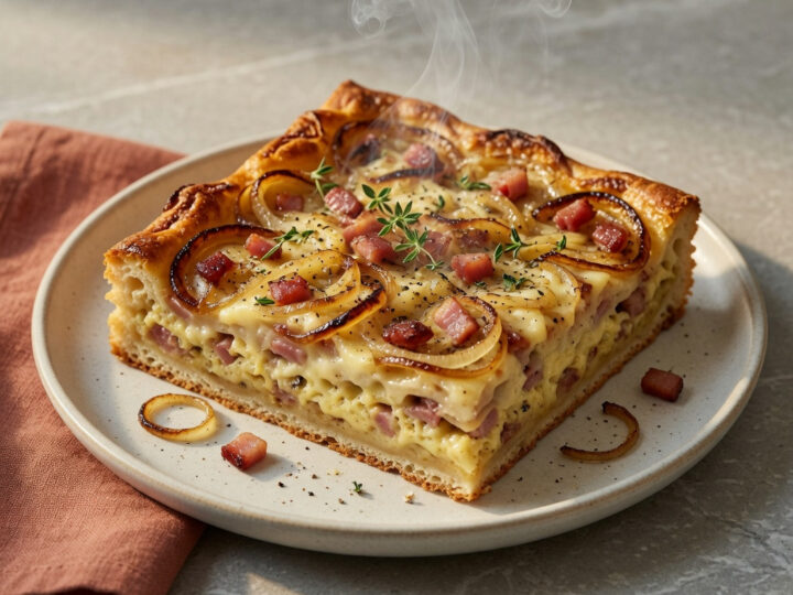 Zwiebelkuchen aus Baden.